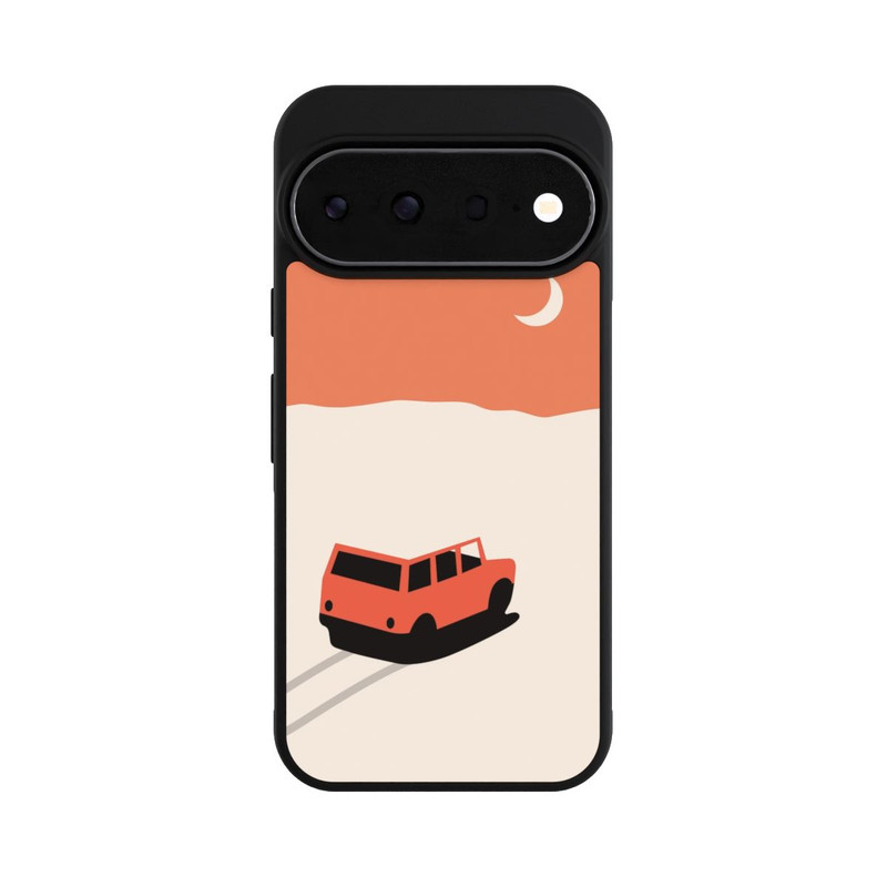 Pixel 11 Pro Base Case Auto in der Wüste