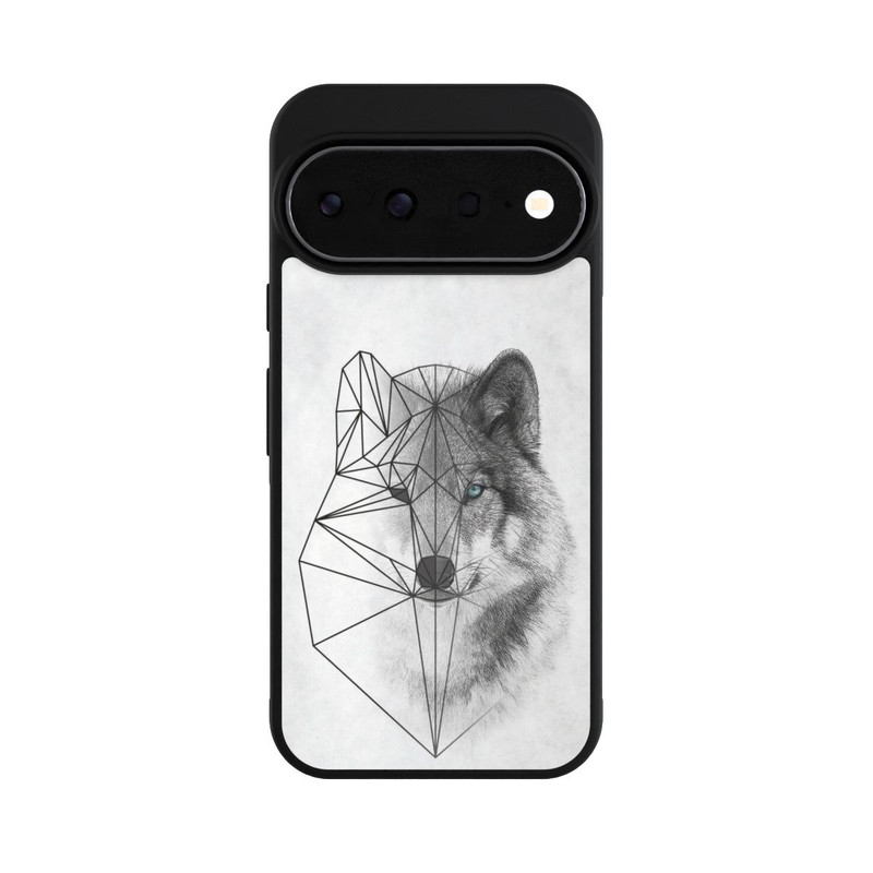 Pixel 11 Pro Base Case Polygonaler Wolf