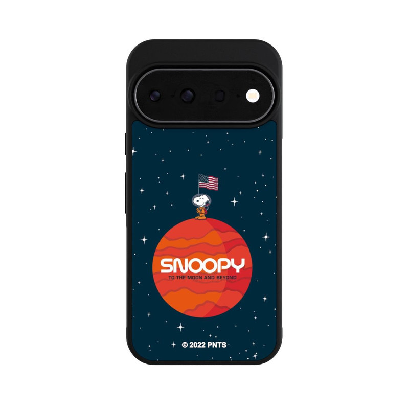 Pixel 11 Pro Base Case Snoopy Weltraumreisender Orange