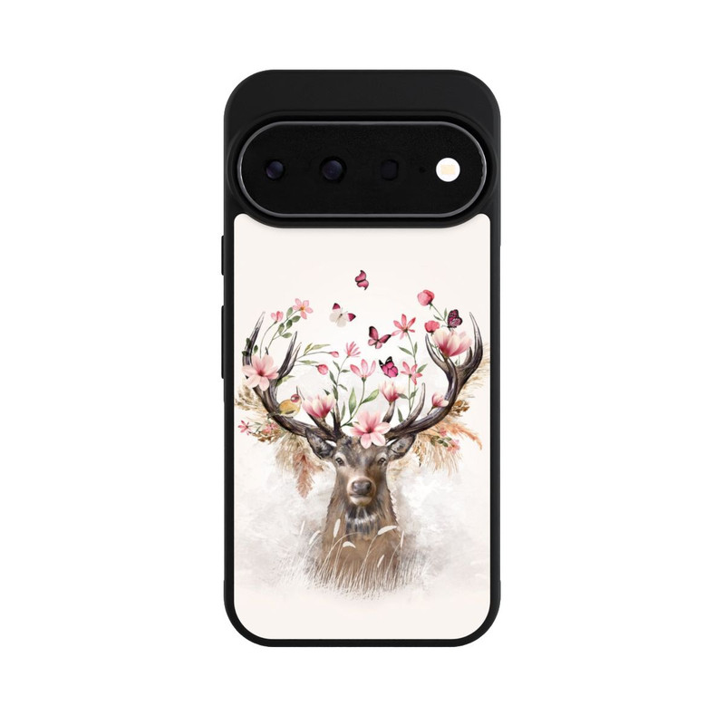 Pixel 11 Pro Base Case Hirsch Blumen Geweih