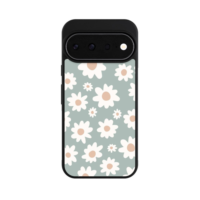 Pixel 11 Pro Base Case Gänseblümchen Muster grün