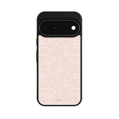 Google Pixel 11 Pro Base Case Micky Line Art Muster Rosa
