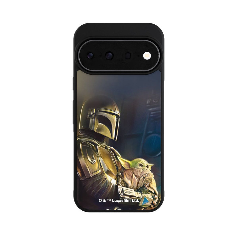 Pixel 11 Pro Base Case Mandalorianer und Grogu im Schiff