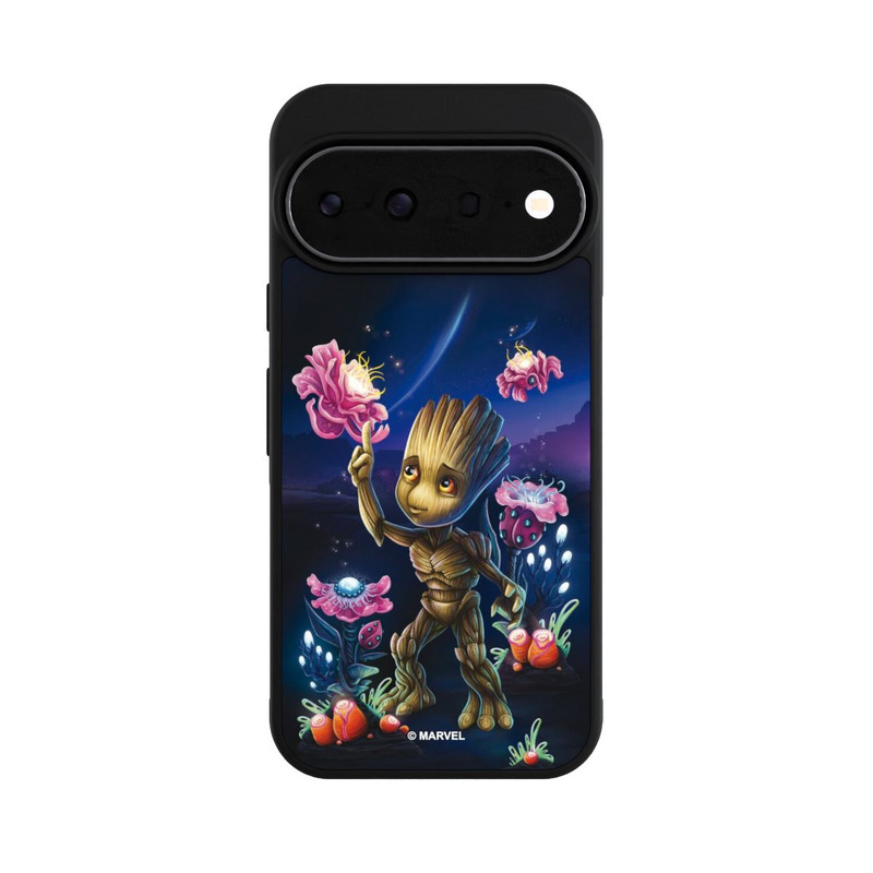 Pixel 11 Pro Base Case Baby Groot Blumen