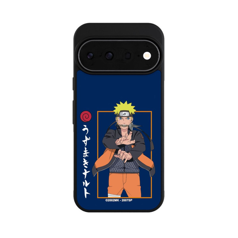 Pixel 11 Pro Base Case Naruto Kampfposition Blau