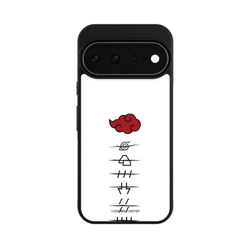 Google Pixel 11 Pro Base Case Akatsuki Mitgliedersymbole Weiß