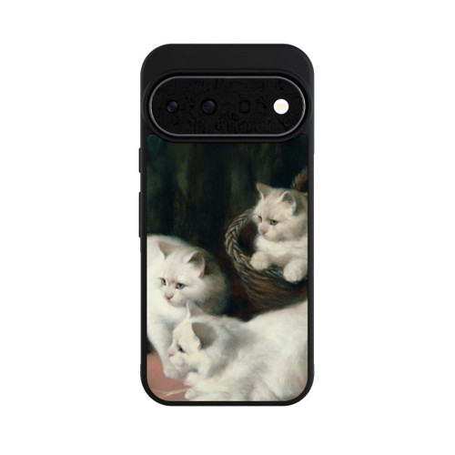 Google Pixel 11 Pro Base Case Three White Angora Kittens