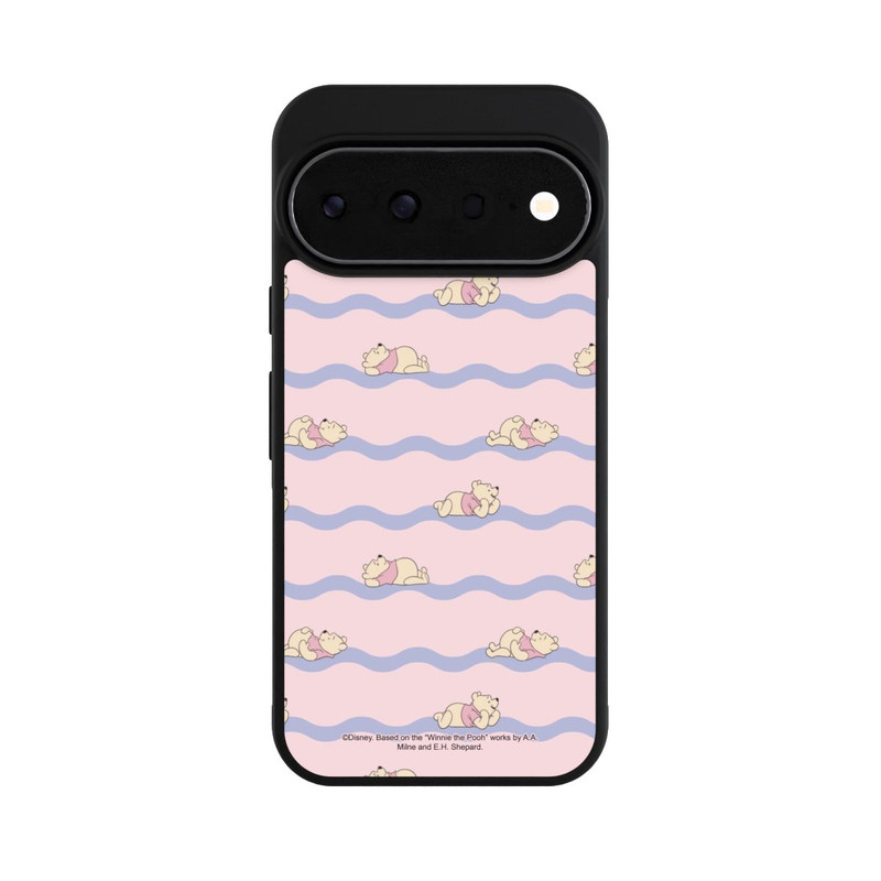 Pixel 11 Pro Base Case Winnie the Pooh Pink Waves