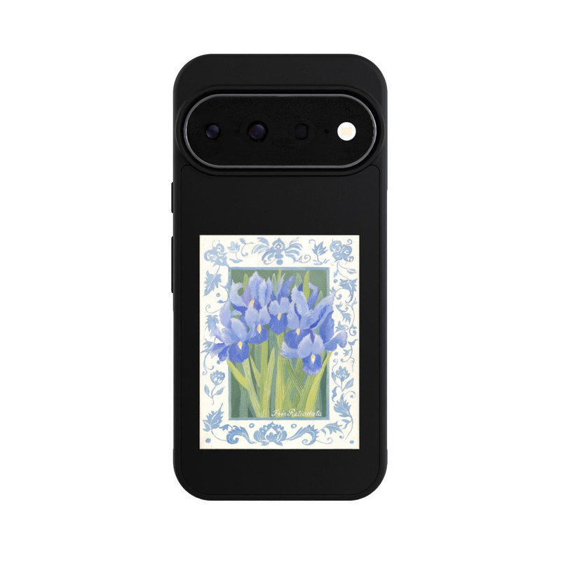 Pixel 11 Pro Base Case Blue Iris, by Jennifer Abbott
