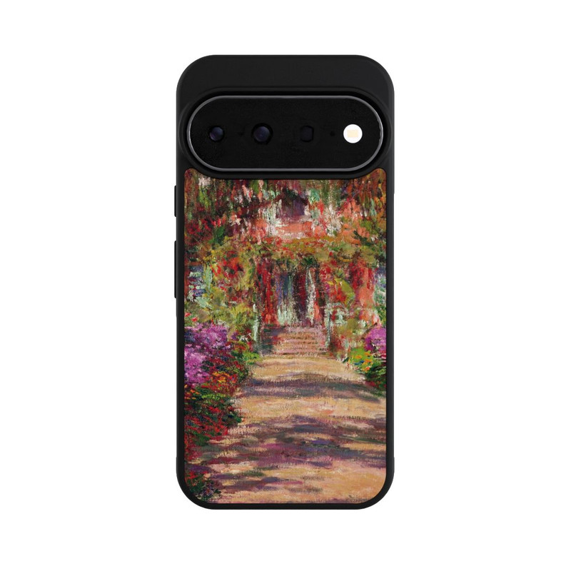 Pixel 11 Pro Base Case Eine Allee in Monets Garten in Giverny by Claude Monet