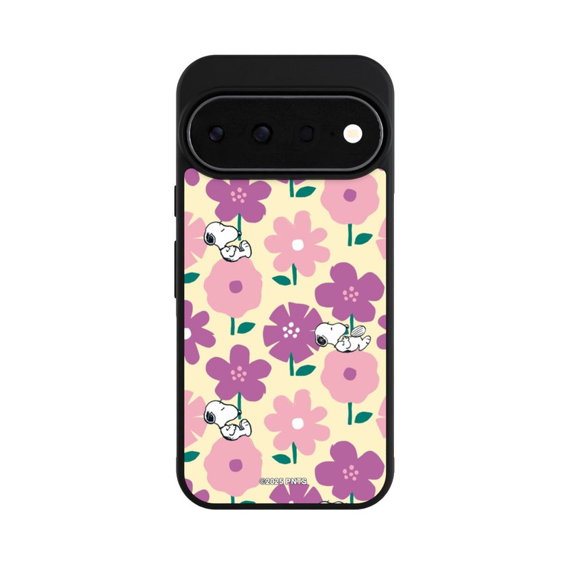 Pixel 11 Pro Base Case Peanuts Flower Pattern Yellow