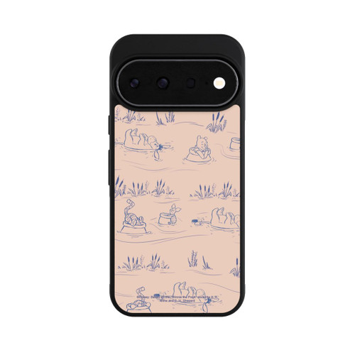 Google Pixel 11 Pro Base Case Winnie Puuh Keramik Muster Brücke Pink