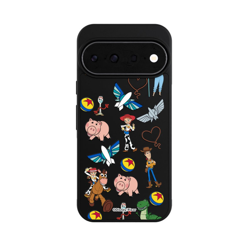 Pixel 11 Pro Base Case Toy Story 5 Hero Toys Pattern Transparent