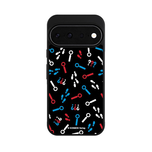 Google Pixel 11 Pro Base Case Drei Fragezeichen Detektiv Muster