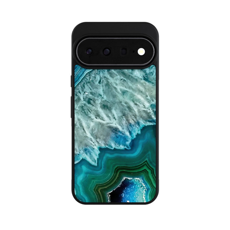 Pixel 11 Pro XL Base Case Kristall Achat Grün