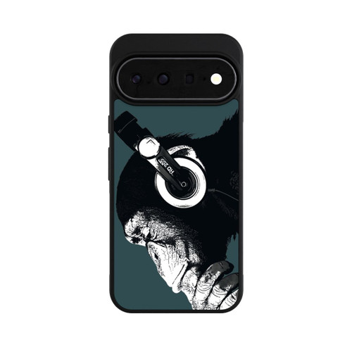 Google Pixel 11 Pro XL Base Case Denkender Affe Blau