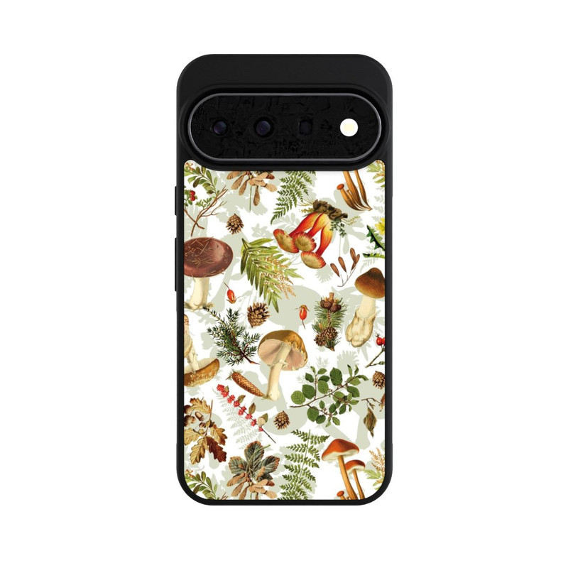 Pixel 11 Pro XL Base Case Pilzmuster Weiß