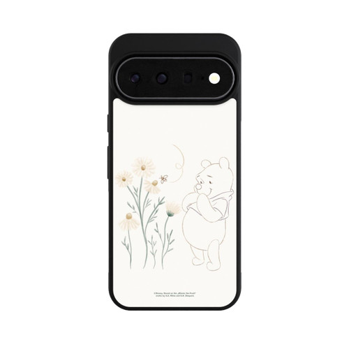 Google Pixel 11 Pro XL Base Case Winnie Puuh sieht sich Gänseblümchen an