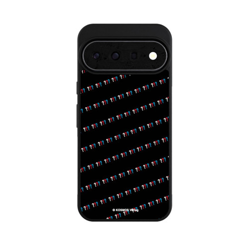 Google Pixel 11 Pro XL Base Case Drei Fragezeichen Muster Schräg