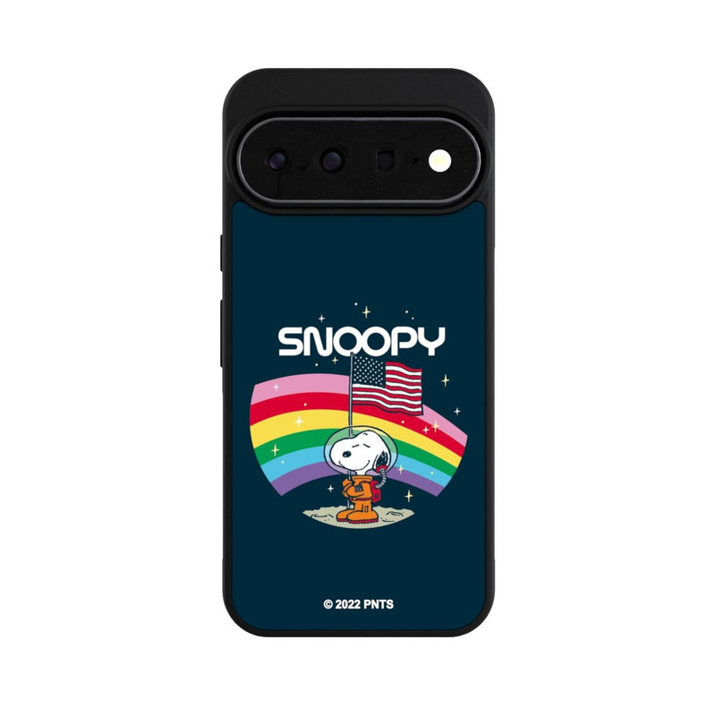 Pixel 11 Pro XL Base Case Snoopy Weltraumreisender Regenbogen