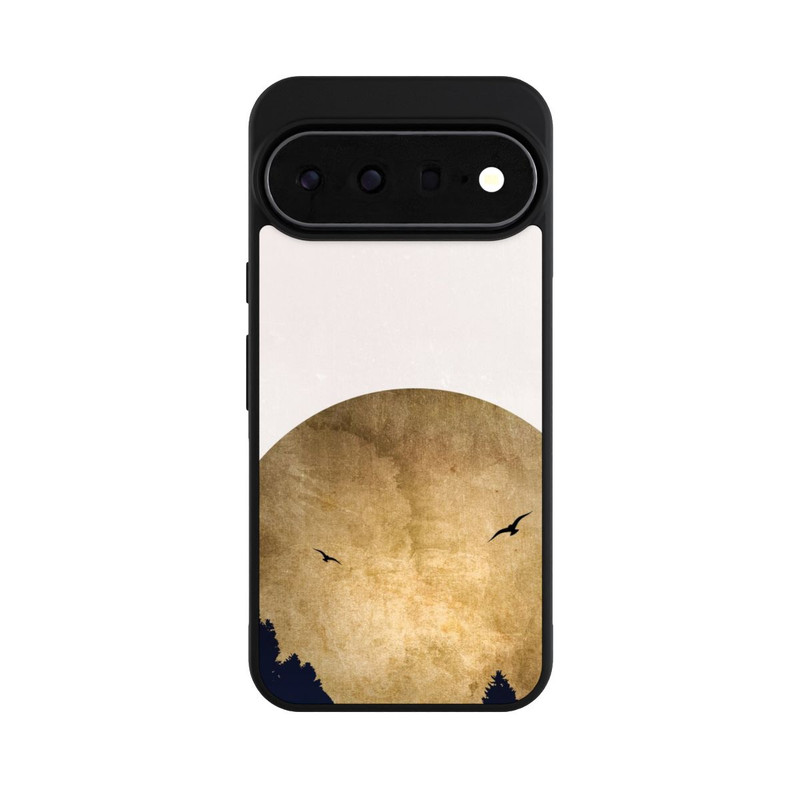 Pixel 11 Pro XL Base Case Zwei Vögel vor Mond