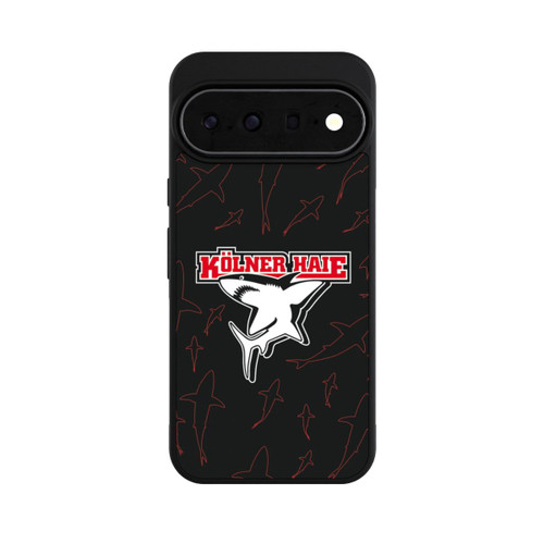 Google Pixel 11 Pro XL Base Case Haie Muster Rot