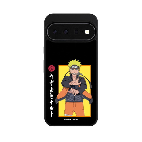 Google Pixel 11 Pro XL Base Case Naruto Kampfposition Schwarz