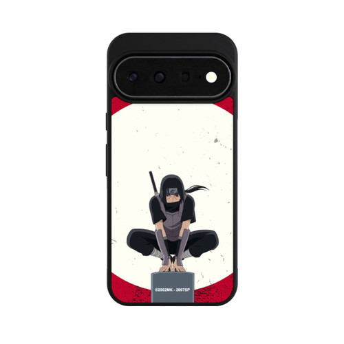 Google Pixel 11 Pro XL Base Case Itachi Uchiha Symbol Roter Hintergrund