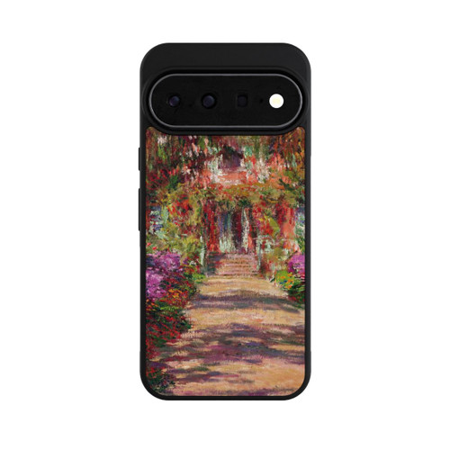 Google Pixel 11 Pro XL Base Case Eine Allee in Monets Garten in Giverny by Claude Monet