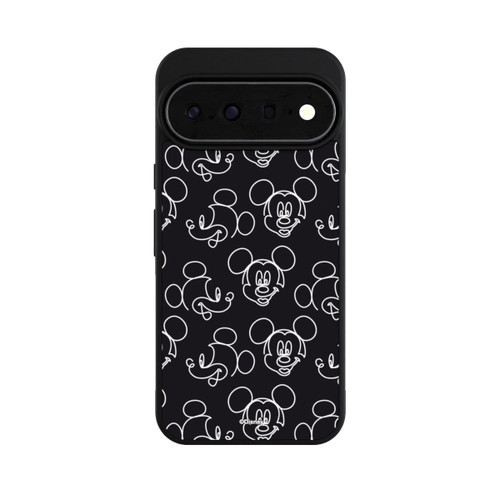 Google Pixel 11 Pro XL Base Case Disney Mickey Muster Schwarz