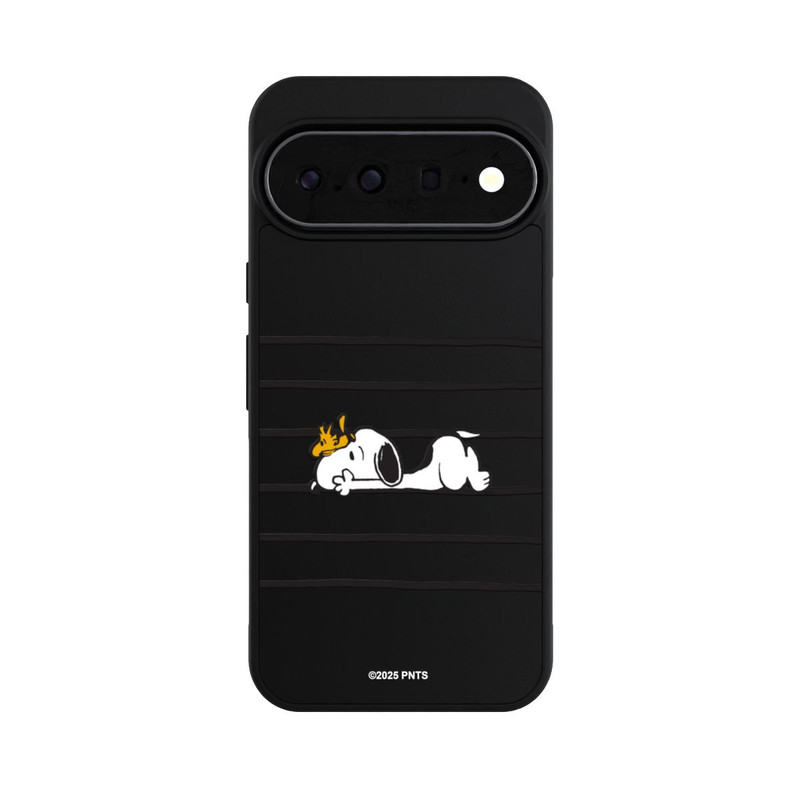 Pixel 11 Pro XL Base Case Snoopy Woodstock Streifen Peanuts Transparent