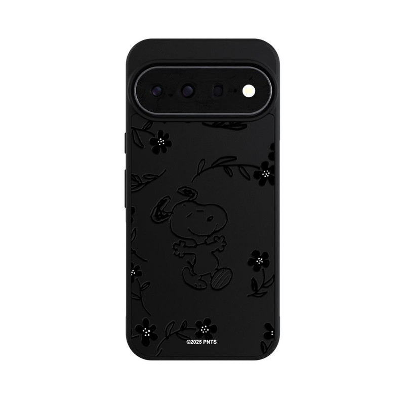 Pixel 11 Pro XL Base Case Snoopy und Flowers Transparent