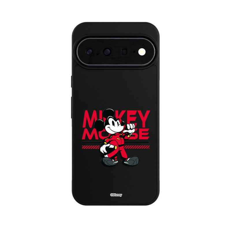 Pixel 11 Pro XL Base Case Micky Maus Rennfahrer Transparent