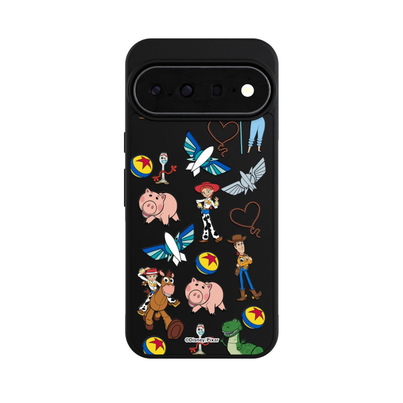 Pixel 11 Pro XL Base Case Toy Story 5 Hero Toys Pattern Transparent