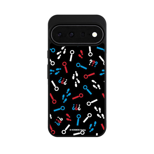 Google Pixel 11 Pro XL Base Case Drei Fragezeichen Detektiv Muster