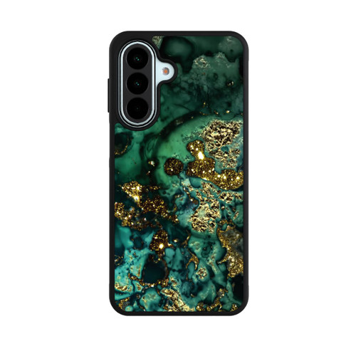 Samsung Galaxy A27 5G Base Case Cyan Glitzer Marmorlook