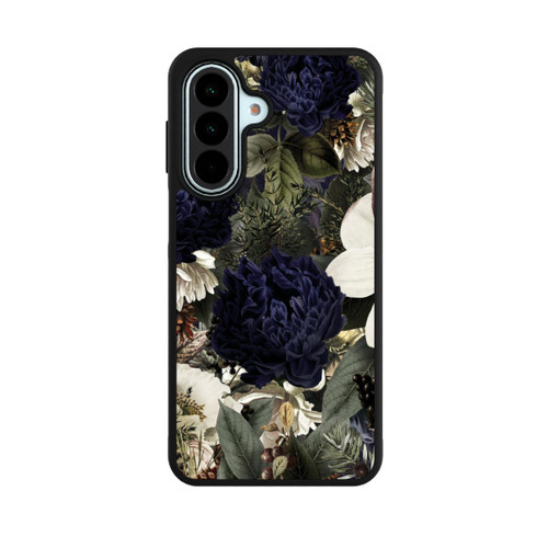 Samsung Galaxy A27 5G Base Case Dunkle Mitternachts Barock Vintage Blumen