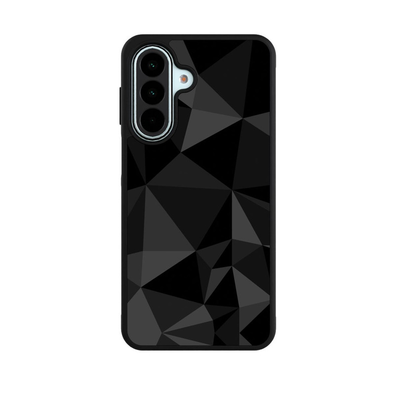 Galaxy A27 5G Base Case Polygonmuster schwarz