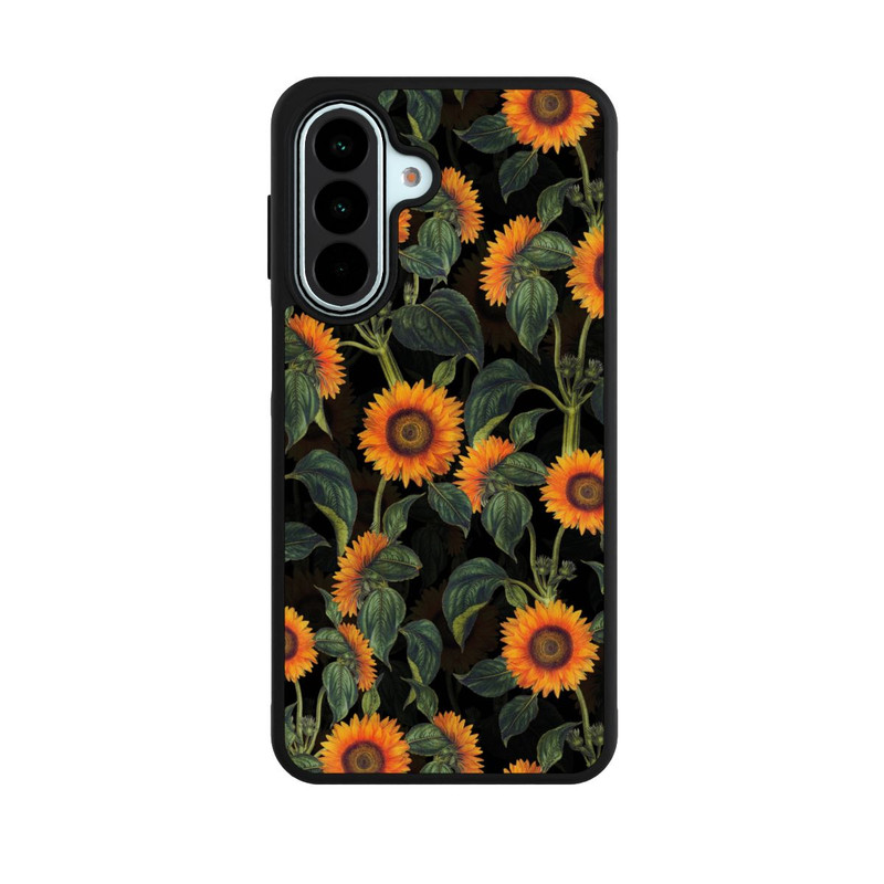 Galaxy A27 5G Base Case Sonnenblume schwarz