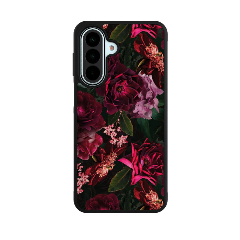 Galaxy A27 5G Base Case Dunkle romantische Vintage Rosen und Pfingstrosen