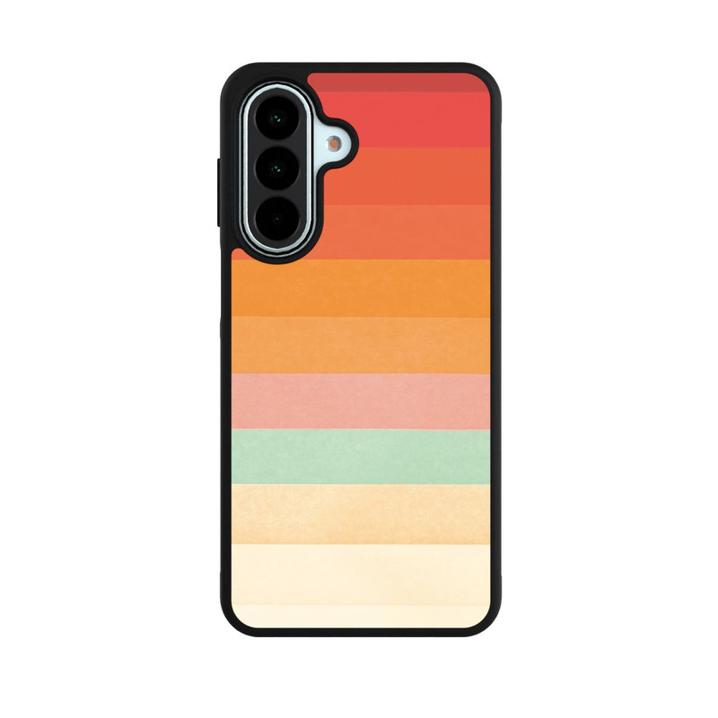 Galaxy A27 5G Base Case Regenbogen Chevrons II