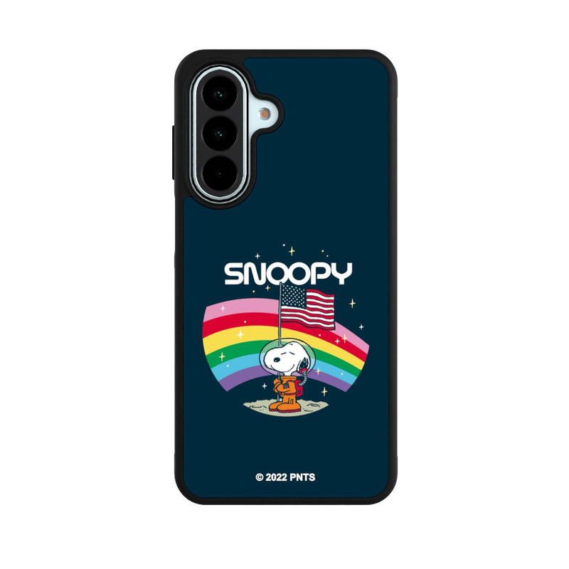 Galaxy A27 5G Base Case Snoopy Weltraumreisender Regenbogen