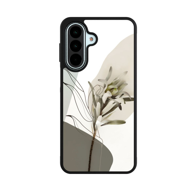 Galaxy A27 5G Base Case Boho Line Art Olivgrün