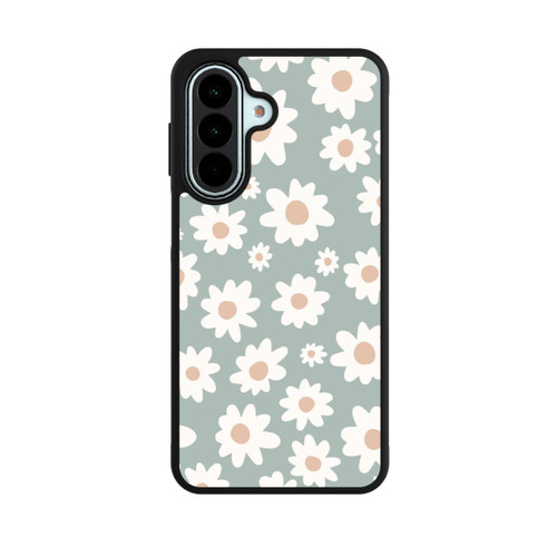 Samsung Galaxy A27 5G Base Case Gänseblümchen Muster grün