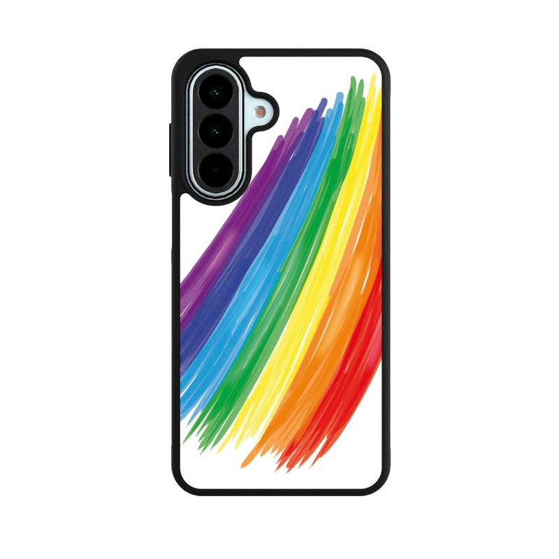 Galaxy A27 5G Base Case Rainbow Paint Brush
