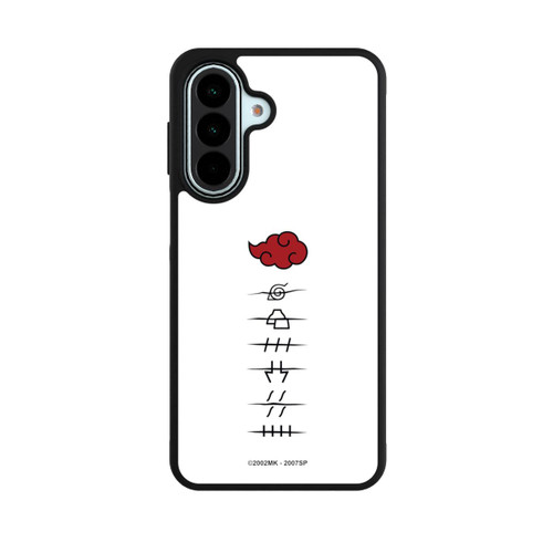 Samsung Galaxy A27 5G Base Case Akatsuki Mitgliedersymbole Weiß