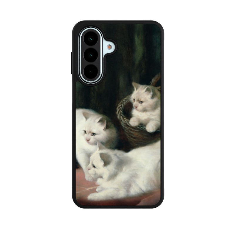 Galaxy A27 5G Base Case Three White Angora Kittens