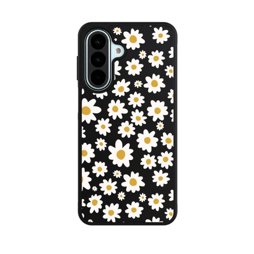 Samsung Galaxy A27 5G Base Case Daisy Flower Seamless Pattern Transparent