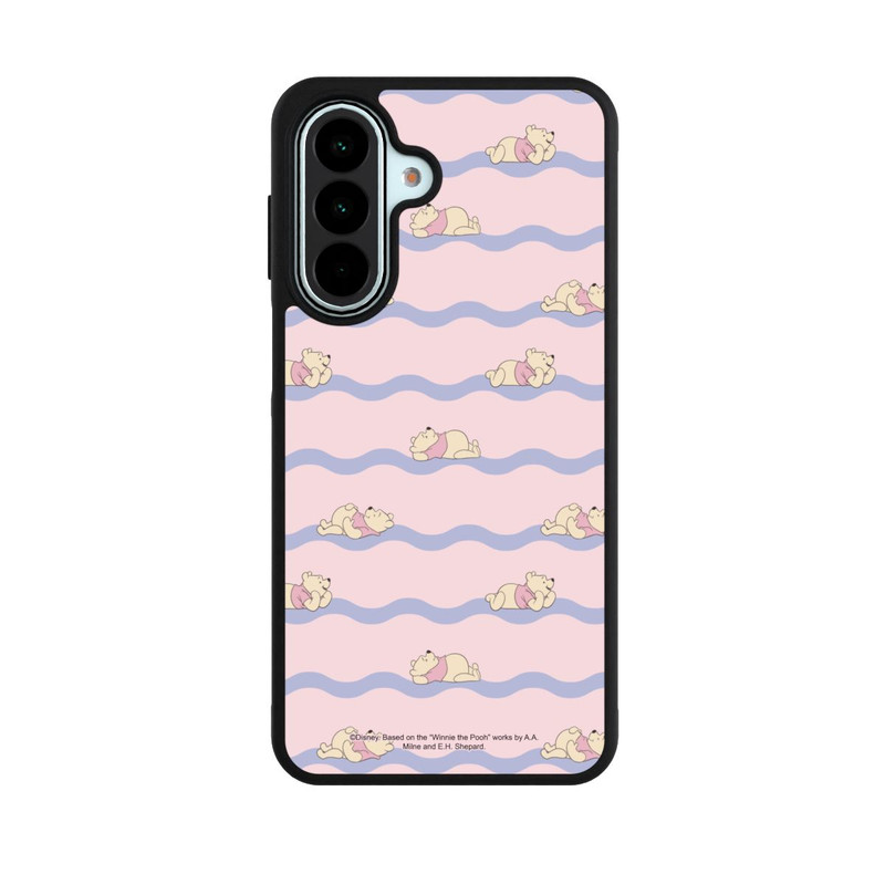 Galaxy A27 5G Base Case Winnie the Pooh Pink Waves