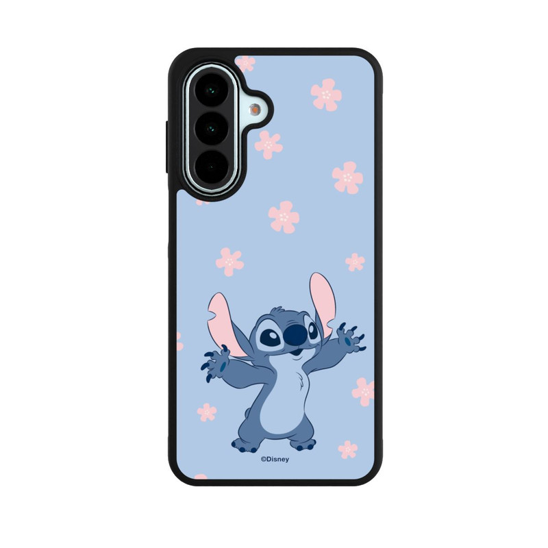 Galaxy A27 5G Base Case Stitch Pastel Flowers Blue